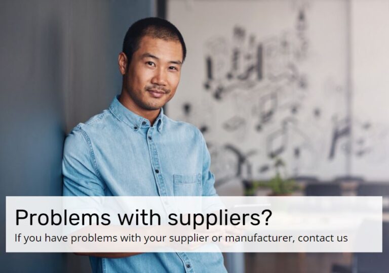 do you have problems with supplier in china, india, thailand, taiwan, bangladesh